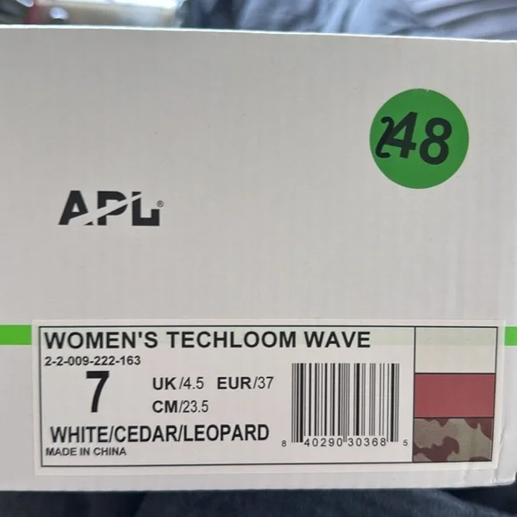 Apl Techloom Wave Sneaker - white/cedar/leopard